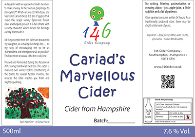 Cariads Marvellous Cider